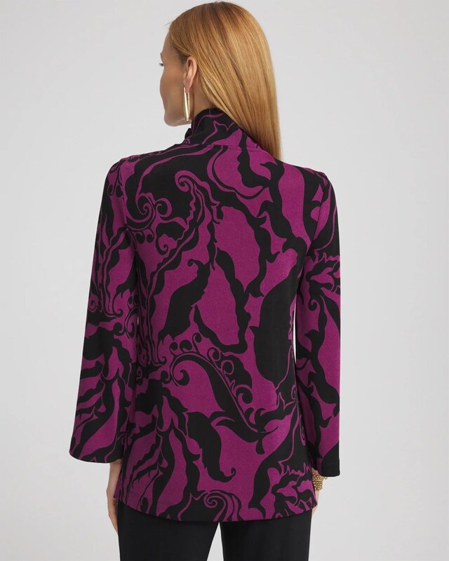 Travelers Paisley Mock Neck Tunic - image 3